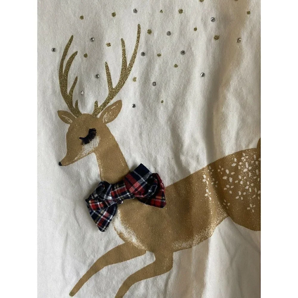 Gymboree Girl’s Size‎ 10 Long Sleeve Reindeer Top